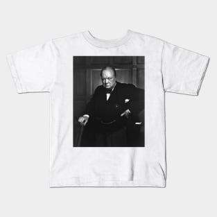 Sir Winston Churchill Kids T-Shirt